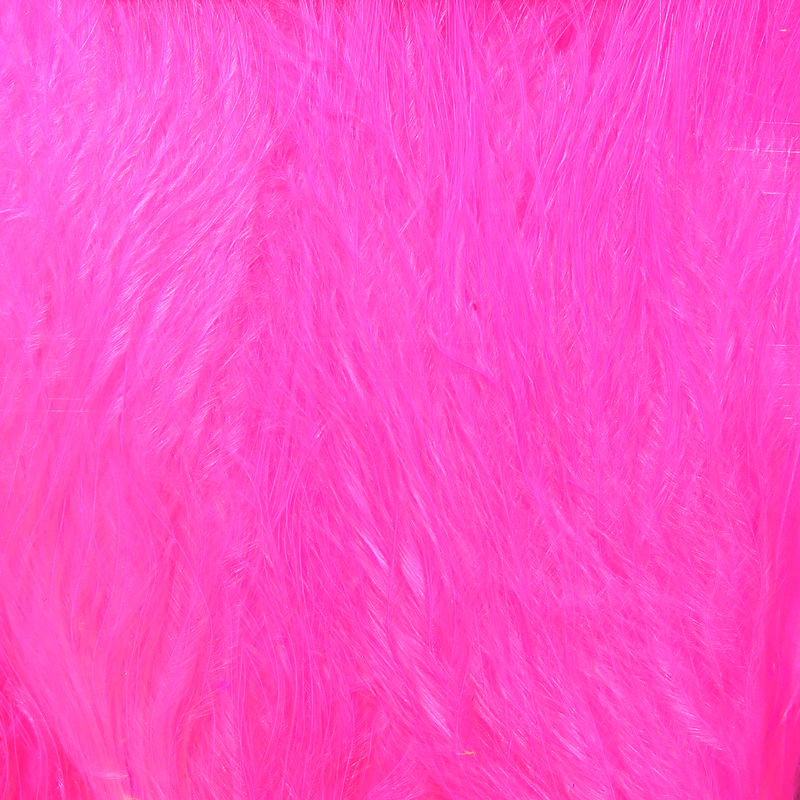 Hareline Marabou Strung Blood Quills - Hot Pink #188