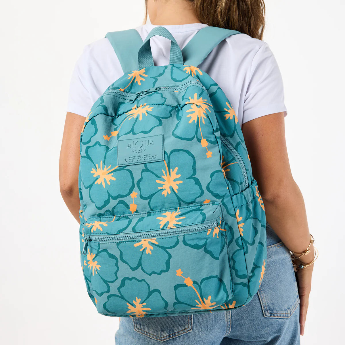Aloha Keep It Light Backpack Pua Waikki Tide