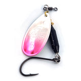 Prime Lures "Clean Up Crew" Weighted Spinner - Metallic Pink/Black - #3 - 2/7oz