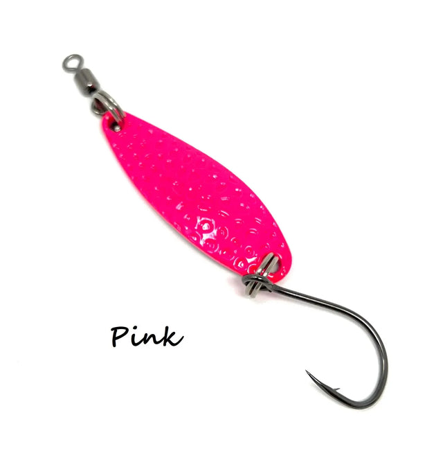 PRIME LURES WIGGLER SPOON 2/5OZ -  PINK Prime Lures