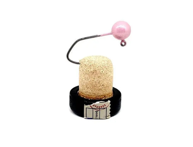 Jig Geek Jig Head Pearl Pink 12JH-PP - 1/2oz with 3/0 Hook 4pk