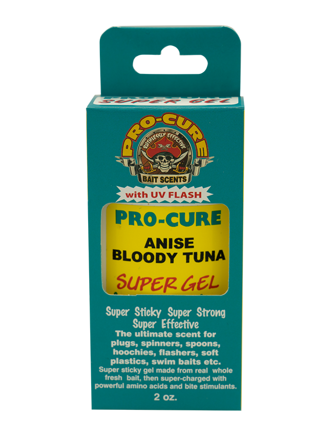 Pro-Cure Super Gel with UV Flash Anise Bloody Tuna fish attractant