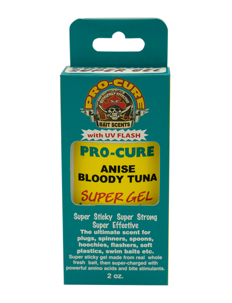 Pro-Cure Super Gel with UV Flash Anise Bloody Tuna fish attractant