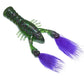 Rabid Baits Craw - Monster Red and Hulk Rabid Baits