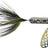 Fishing lure with detailed design on a white background