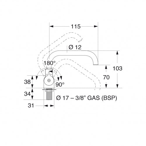 Barka RR4600 Single Lever Tap RR4600