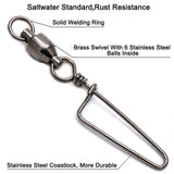 Coastlock Snap WITH Ball Bearing Swivel - #6 150LB