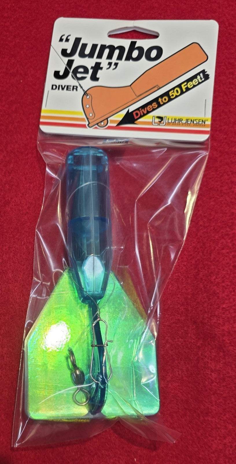 Luhr-Jensen Jet Diver 50' - Fish Candy Blue