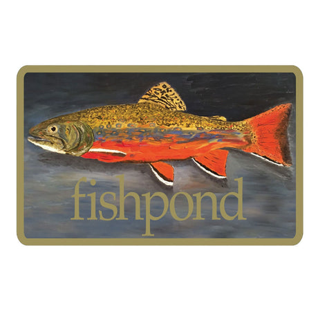 Fishpond Brookie Sticker 5"