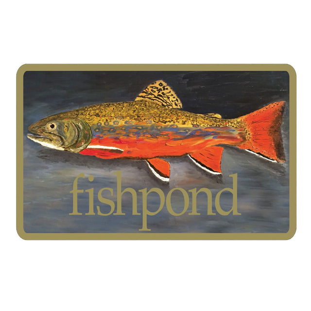 Fishpond Brookie Sticker 5"