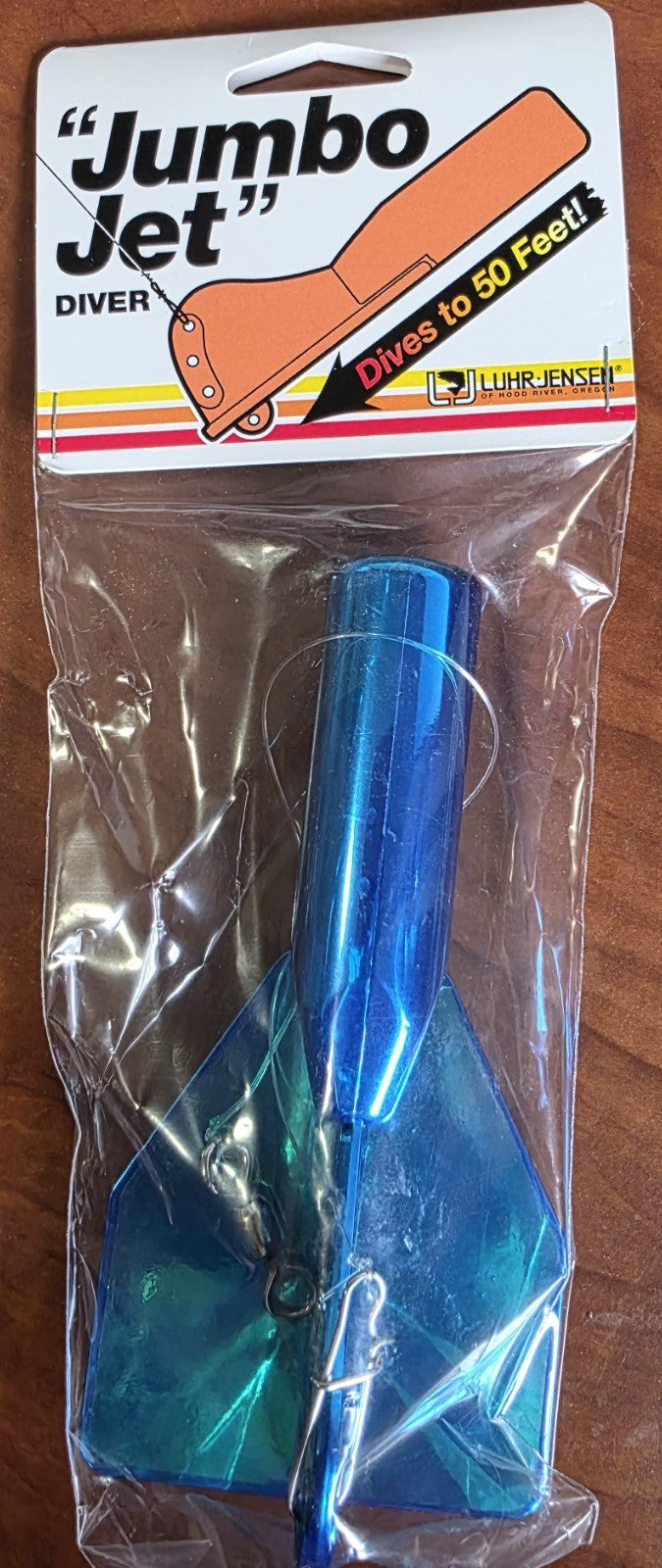 Luhr Jensen 50' Jet Diver - Metallic Blue Moonjelly