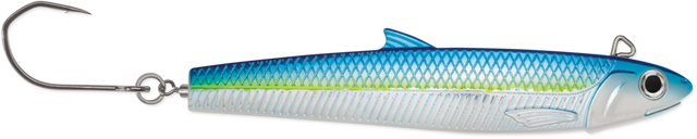 LUHR JENSEN ANCHOVY ROLL - Glow Aqualicious - 3.5"