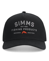 Simms Double Haul Trucker Hat Black Simms Fishing