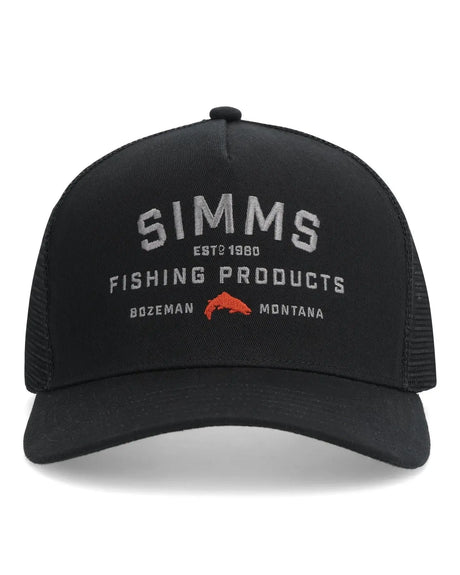 Simms Double Haul Trucker Hat Black Simms Fishing