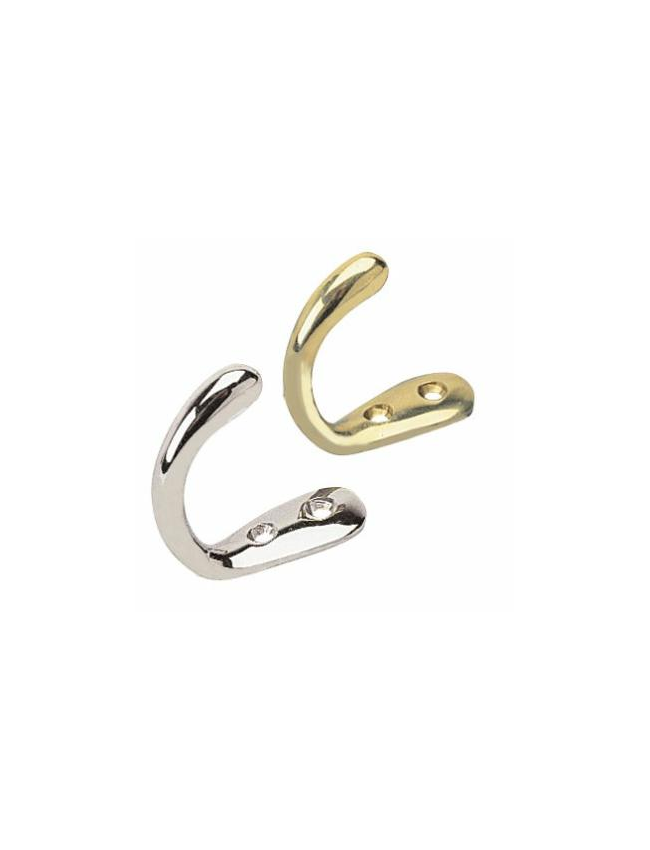 Seadog - Chrome or Brass Single Coat Hook 671500-1 - Chrome