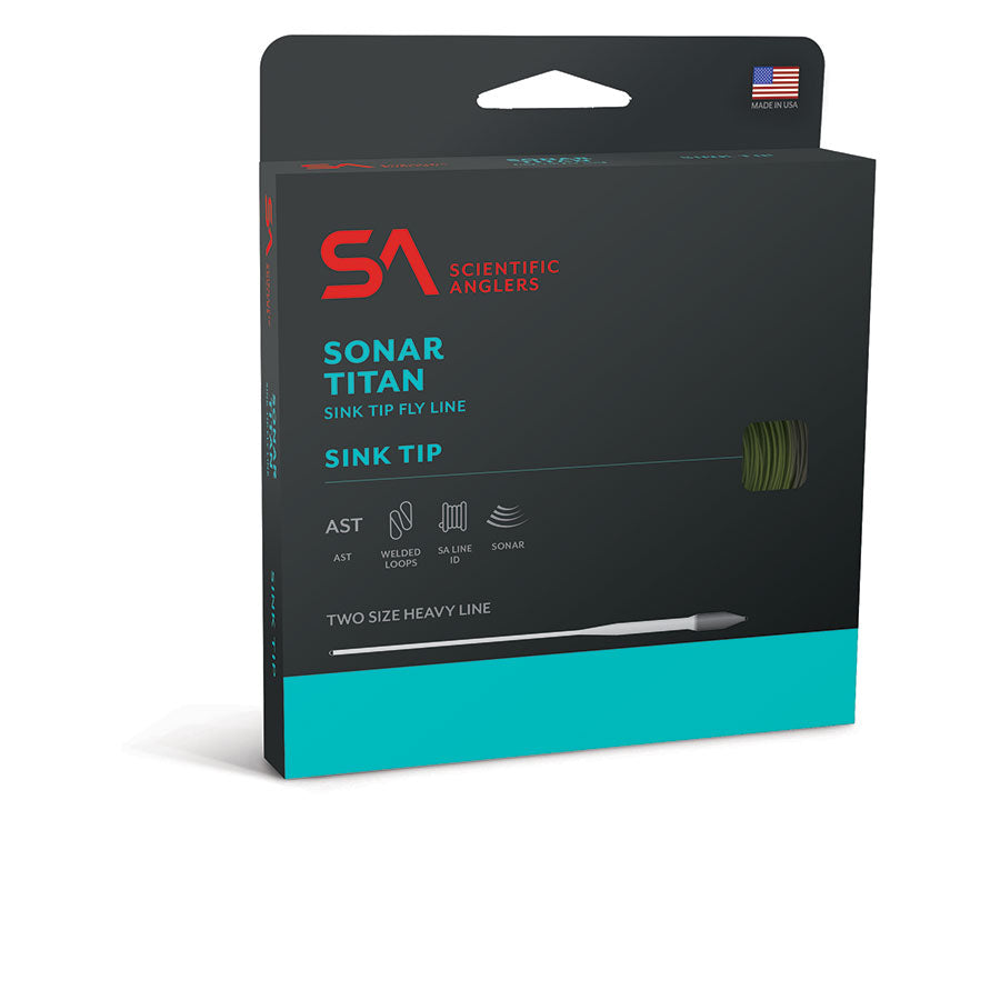Scientific Anglers Sonar Titan Sink Tip Type VI - Willow / Moss / Black