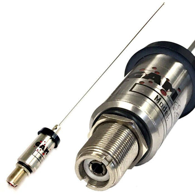 Gam Electronics  Stainless Steel Whip Antenna Split