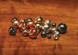 Hareline Slotted Tungsten Beads #153 - Gold