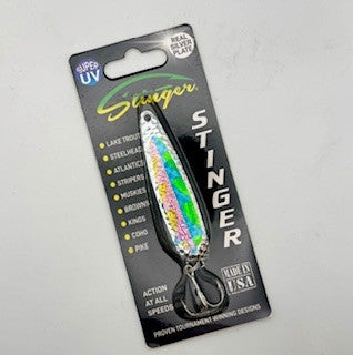 Stinger S-SH500 Stingray - Silver Hammered Stud 3.75"