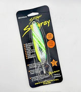 Stinger S-NSH72 Stingray - Silver Hammered Green Dolphin 4.25"