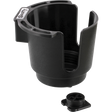 Scotty 310-BK Black Cup Holder with Bulkhead / Gunnel Mount