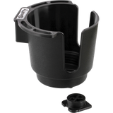 Scotty 310-BK Black Cup Holder with Bulkhead / Gunnel Mount