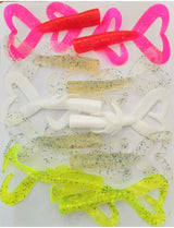 Gibbs Assorted 5" Double Fin Tails - 10 Pack MISC-350