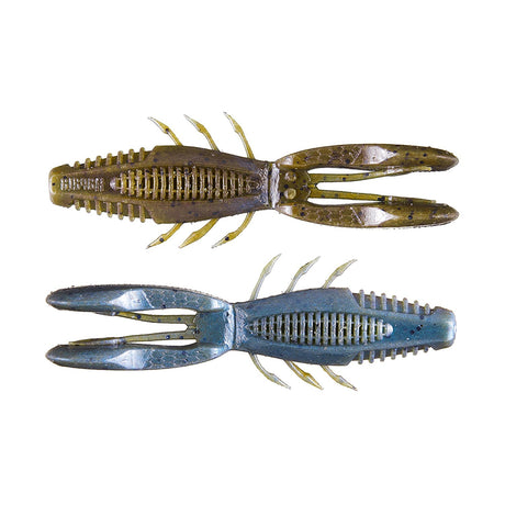 Rapala CrushCity Bronco Bug - Green Pumpkin Blue Pearl, 4" 6 Pack