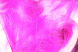 Hareline Two-Toned Rabbit Strips - White Tipped Hot Pink Hareline Dubbin
