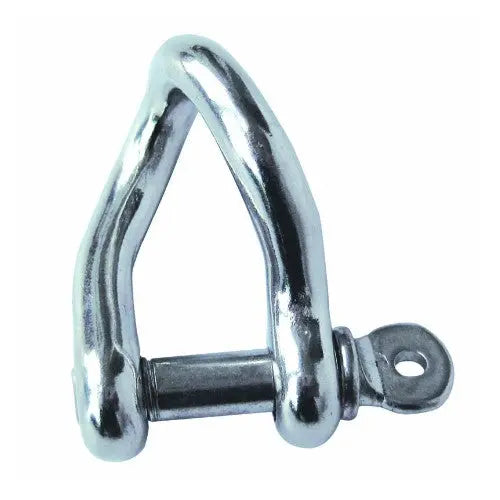 Victory Twisted D Shackle - Stainless - 5/16"