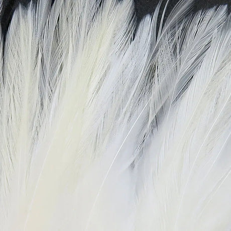 Hareline UV2 Strung Saddle Hackle - White #027 Hareline Dubbin