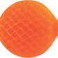 Orange rubber duck on a white background