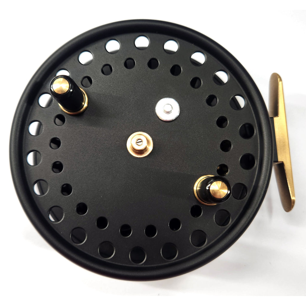 Kingpin Zephyr Aero 425 Centerpin Reel - Black