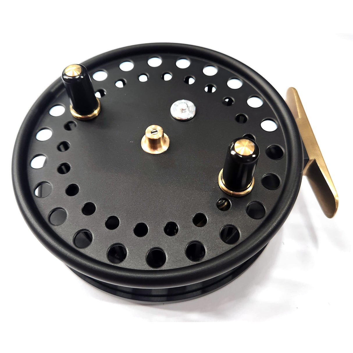 Kingpin Zephyr Aero 425 Centerpin Reel - Black