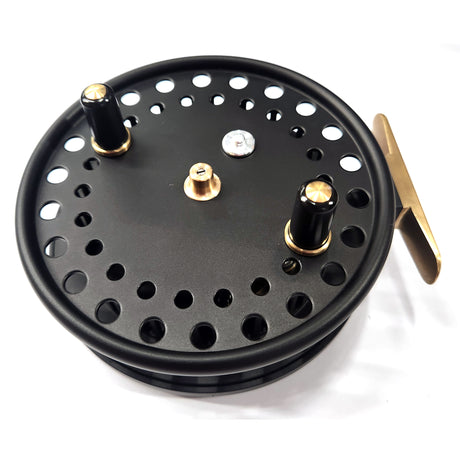 Kingpin Zephyr Aero 425 Centerpin Reel - Black