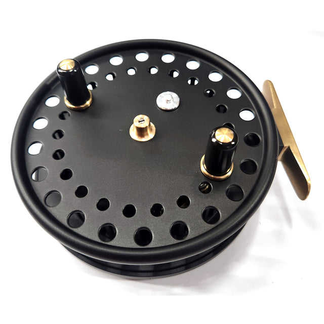 Kingpin Zephyr Aero 425 Centerpin Reel - Black
