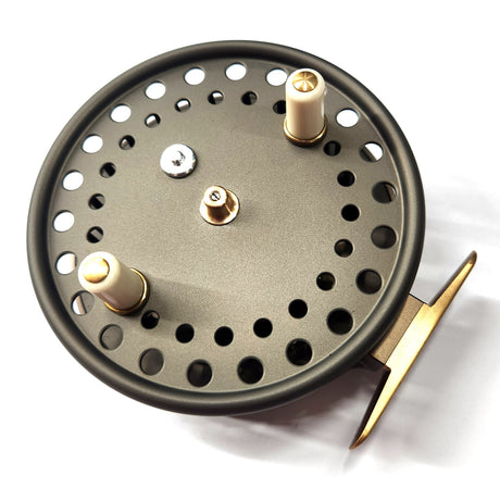 Kingpin Zephyr Aero 425 Centerpin Reel - Grey