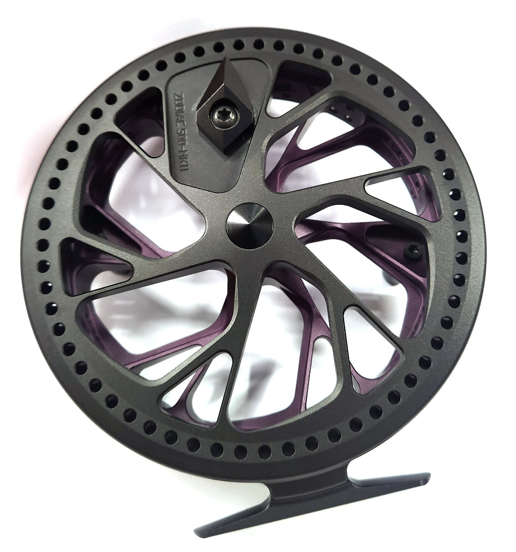 Kingpin Zodiac 500 Centerpin Reel - Purple